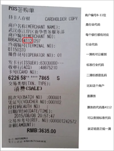 刷卡小票怎么识别pos机（快速识别pos机交易小票）