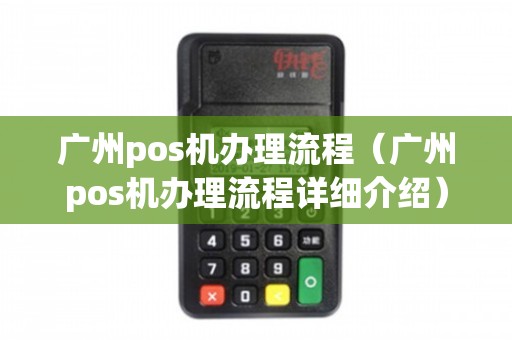 广州POS机办理全攻略，第六篇章