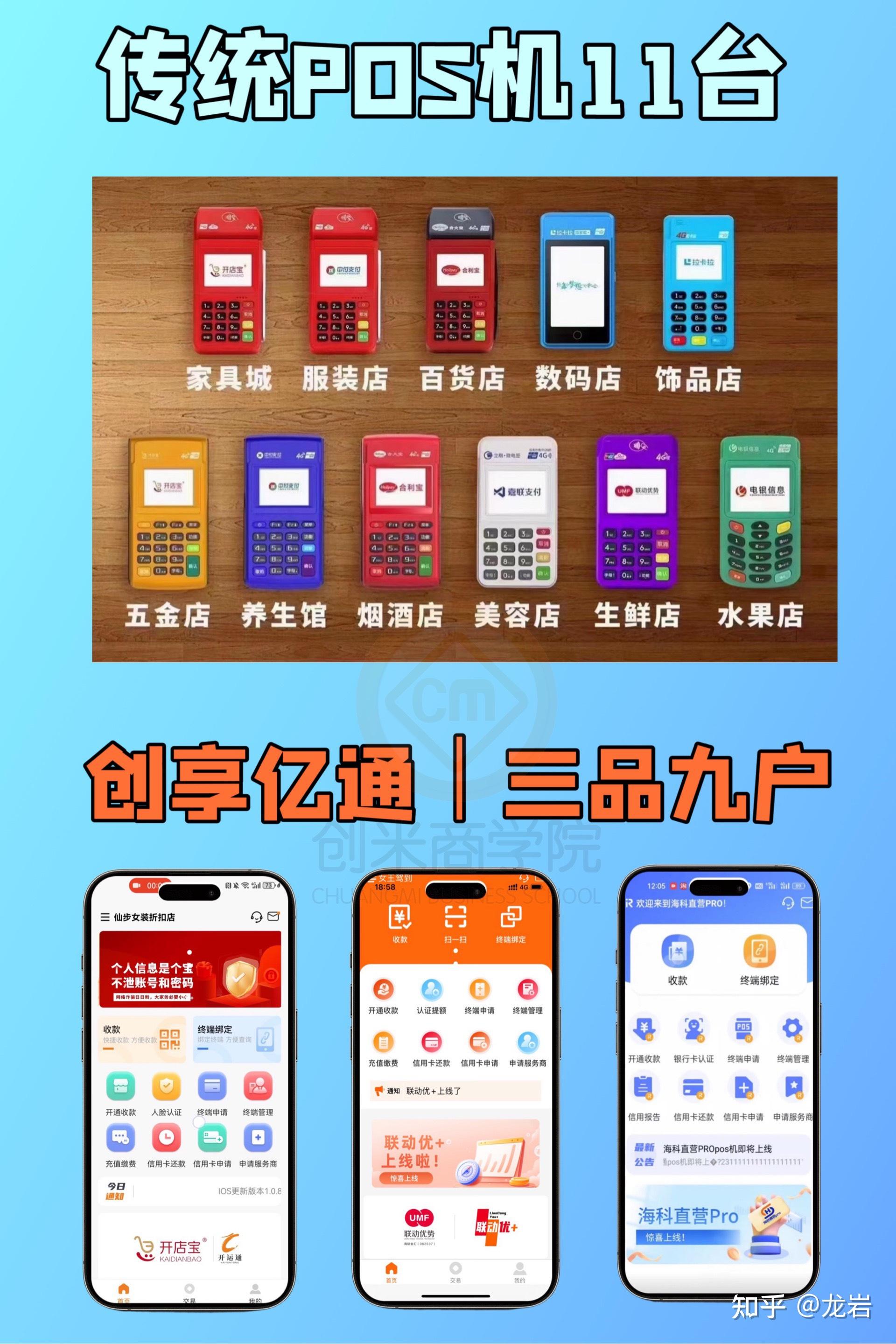一份资料可以办理几台POS机？