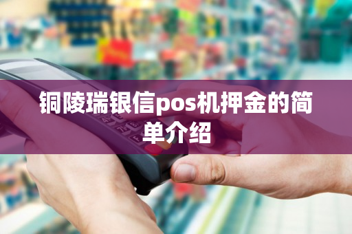 瑞银信POS机办理押金问题详解