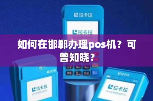 保定邯郸POS机办理全攻略，申请、使用及注意事项详解