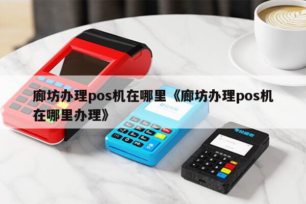 廊坊快钱支付POS机办理指南