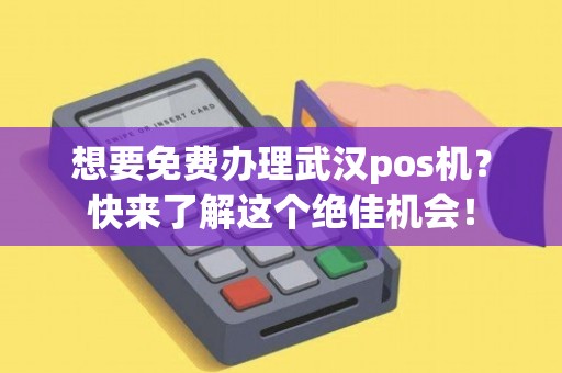 武汉个人办理POS机全攻略，轻松上手，便捷支付