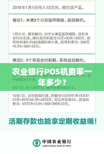农行办理POS机全攻略，流程、费用、案例一网打尽