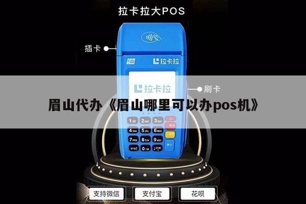 眉山四川刷脸pos机申请办理