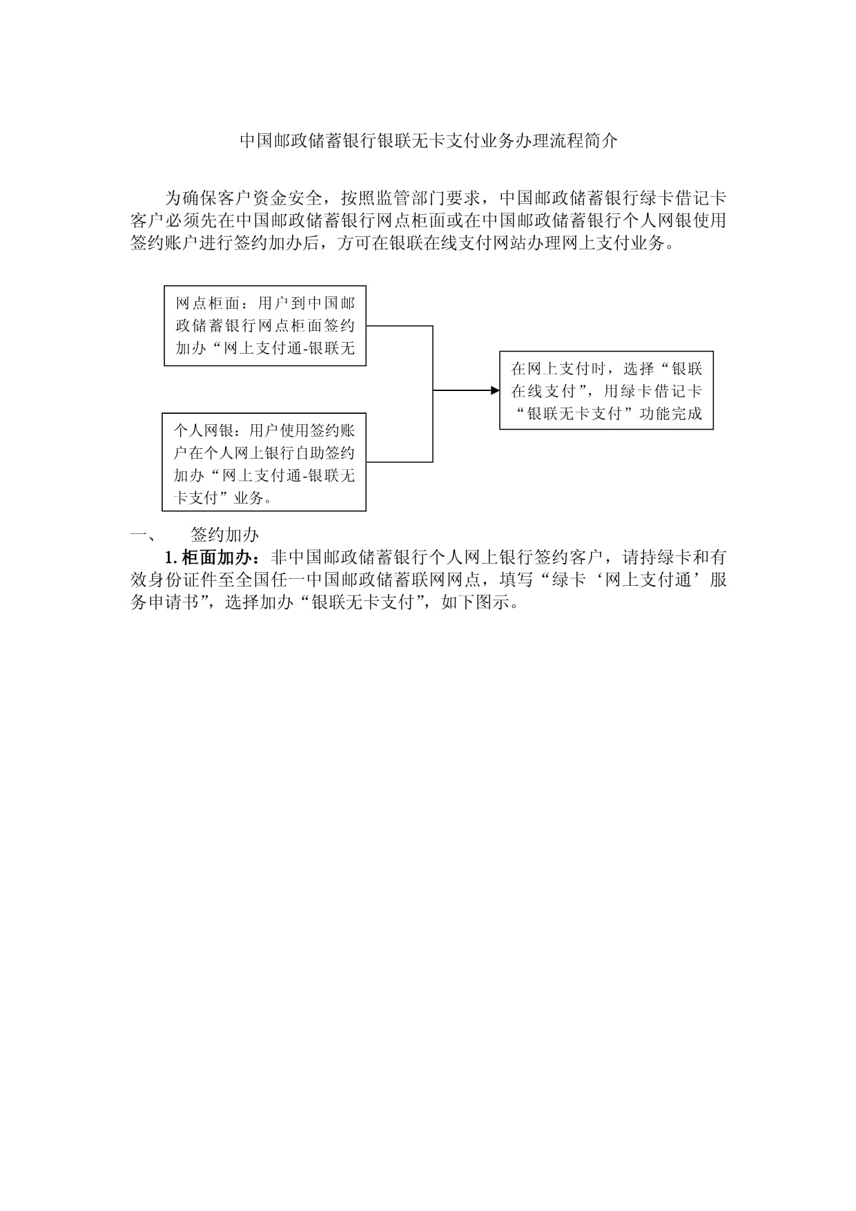 邮政储蓄银行POS机办理指南