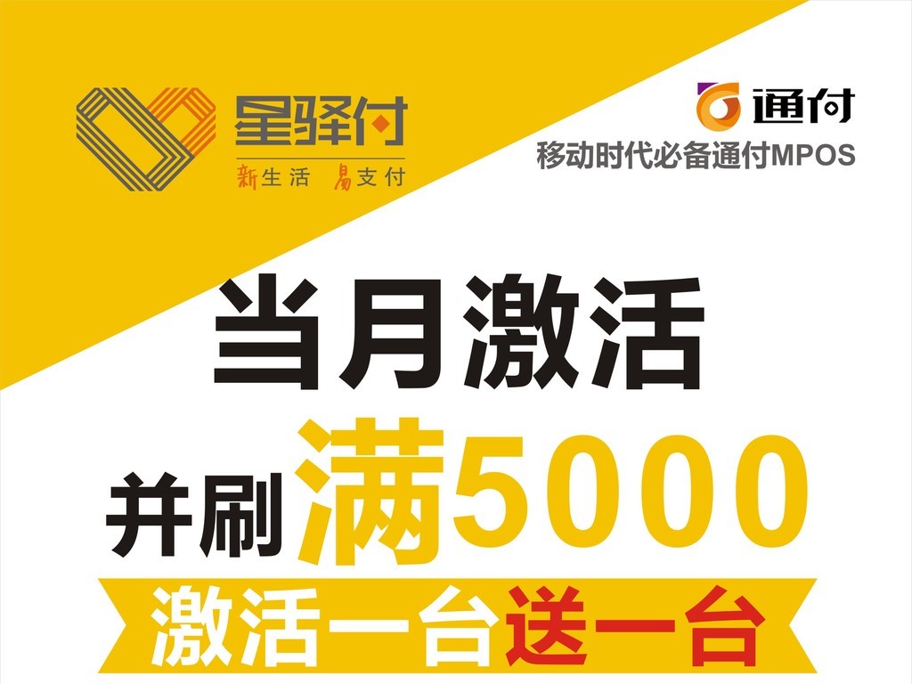 星驿付大POS机办理费用详解