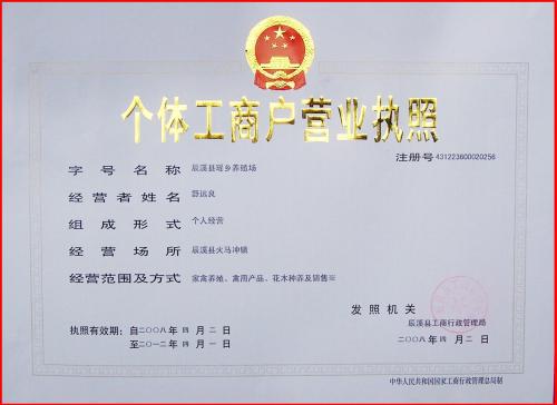 银联POS机办理的营业执照要求