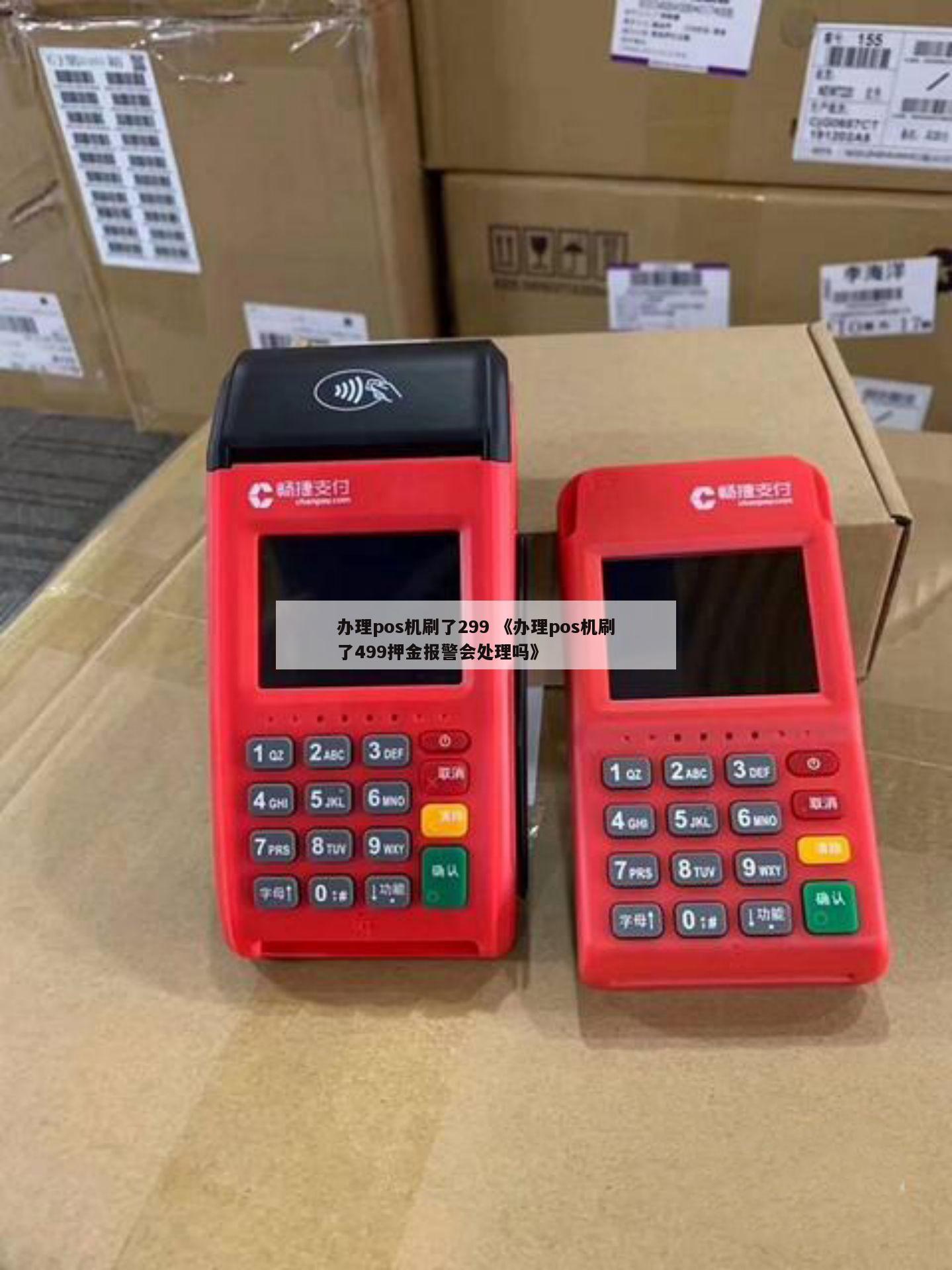 办理POS机刷了299押金，报警会处理吗？