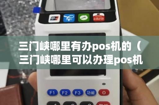 三门峡市POS机办理指南