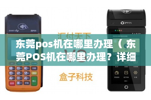东莞POS机办理申请全攻略，一步步教你轻松搞定