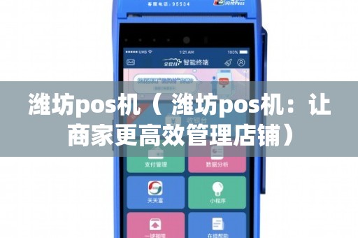 潍坊店铺POS机办理全攻略，轻松上手，高效收款