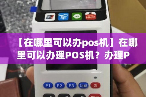 汉南区办理POS机的全攻略，地点、流程与注意事项
