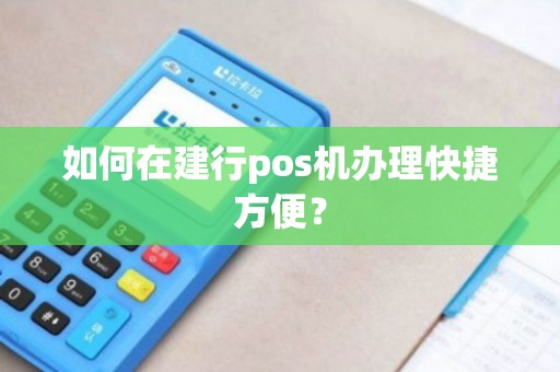 建设银行办理POS机全攻略，轻松上手，高效收款